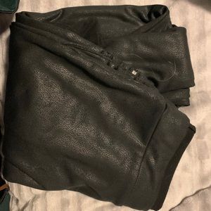 Leather leggings